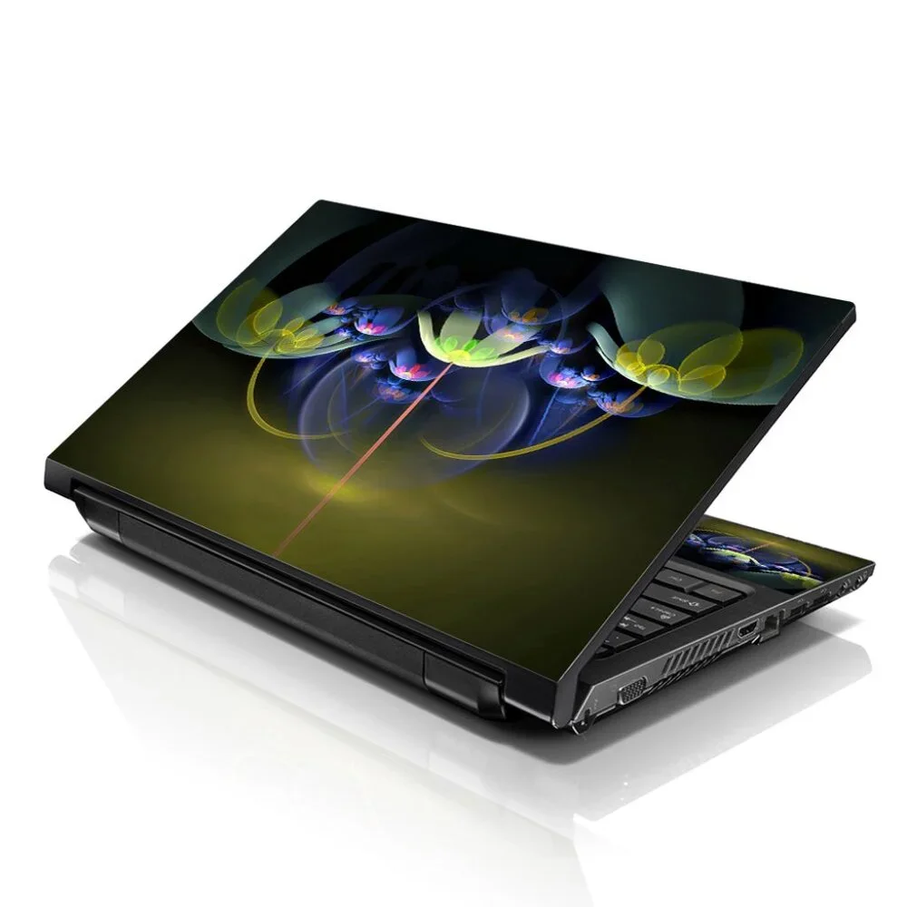 LSS 15.6 & 17.3 Inches Laptop Notebook Skin Sticker Decal -Light Abstract Floral